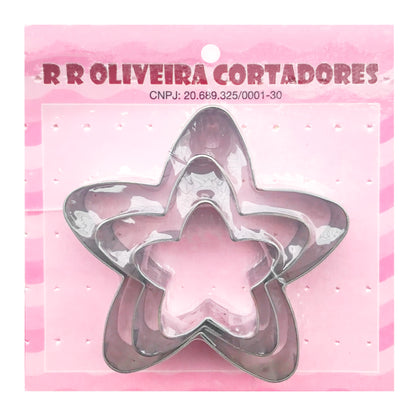 Kit Cortador Estrela 3 Pçs - 045 RR Cort.es - Flexarte