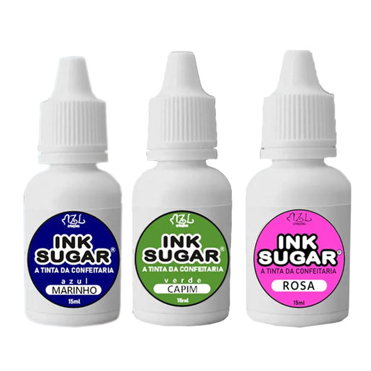 Kit Ink Sugar Trio Clássico C (Marinho, Capim e Rosa)