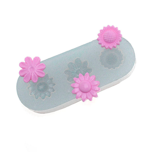 Molde de  Silicone 114 - Trio de Flores