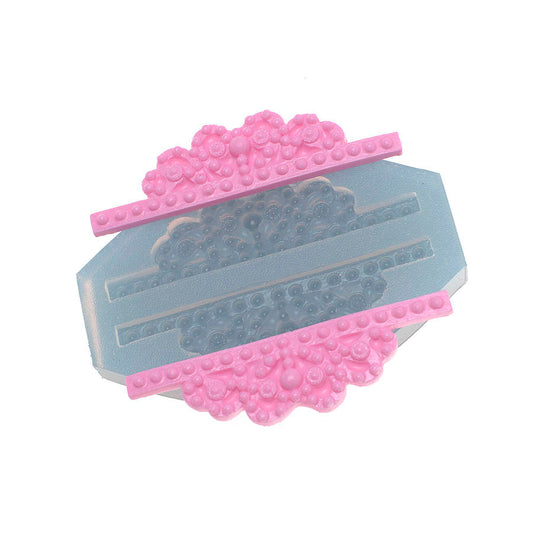 Molde de  Silicone 339 - Dupla de Coroas