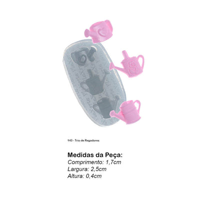 Molde de  Silicone 143 - Trio de Regadores