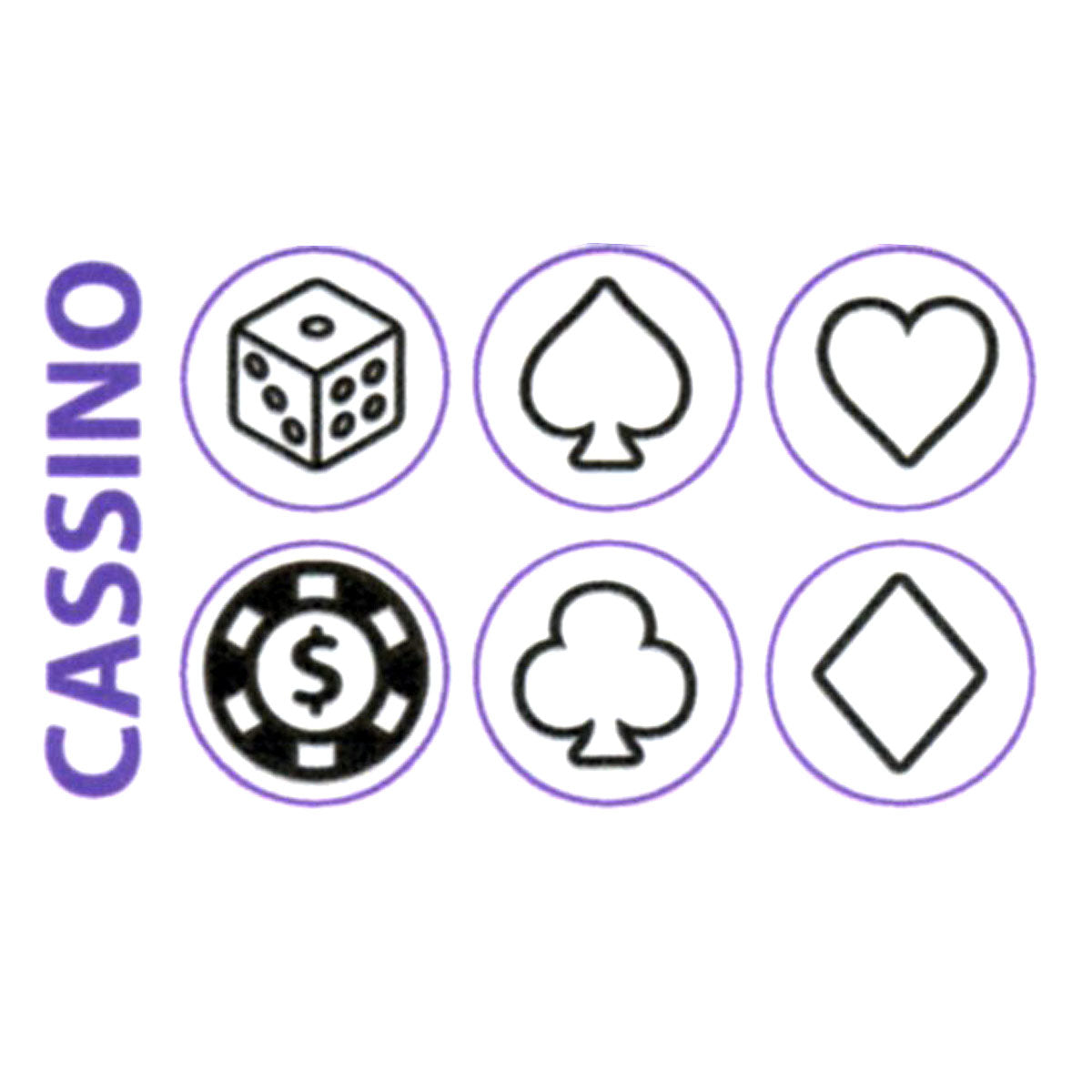 Carimbo 5101 - Marcador Brigadeiro - Cassino - Flexarte