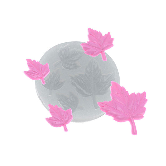 Molde de  Silicone 404 - Quarteto de Folhas