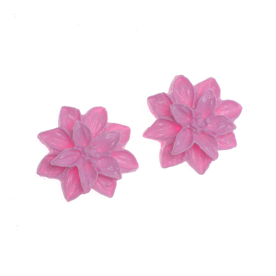 Molde de  Silicone 697 - Par de Flor Revna