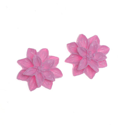 Molde de  Silicone 697 - Par de Flor Revna