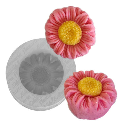 Molde de  Silicone 871 - Doce Modelado de Flor Margarida - EB