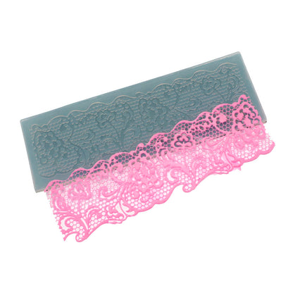 Molde de  Silicone 182 - Tapete Ret -  Méd -  Floral 1