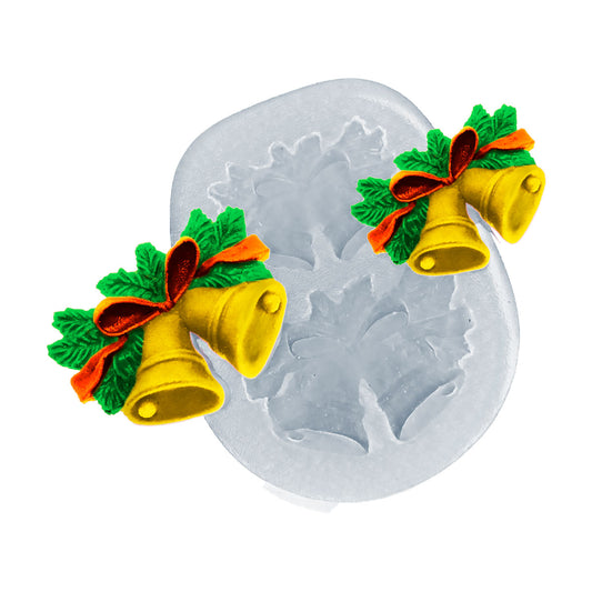 Molde de  Silicone 241 - Par de Sinos