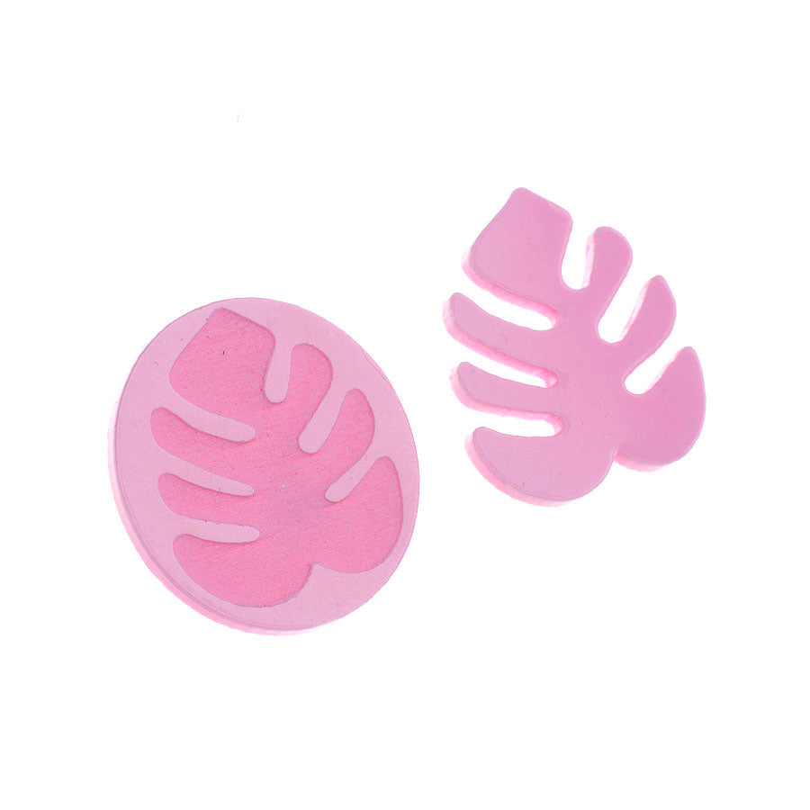 Molde de  Silicone 074 - Dupla de Folhas