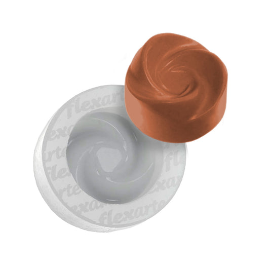 Molde de  Silicone 814 - Doce Modelado Espiral de 3 Gomos