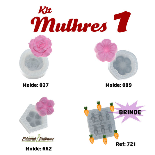Kit Mulheres 1 (037, 089, 0662 + Brinde (0721)