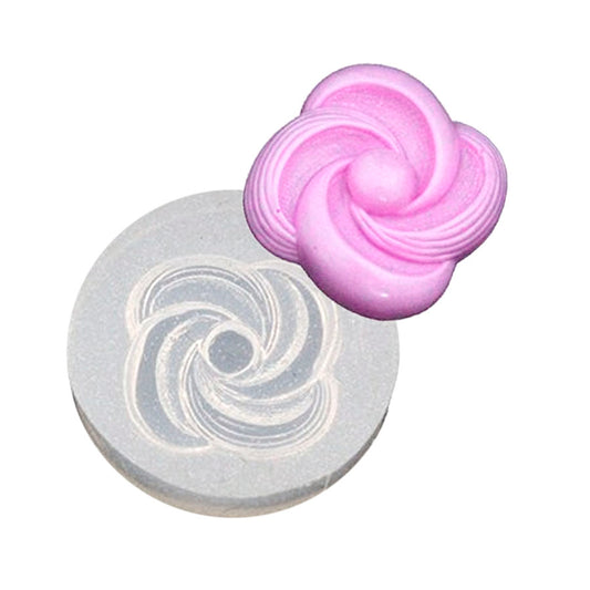 Molde de  Silicone 050 - Botão Tornado