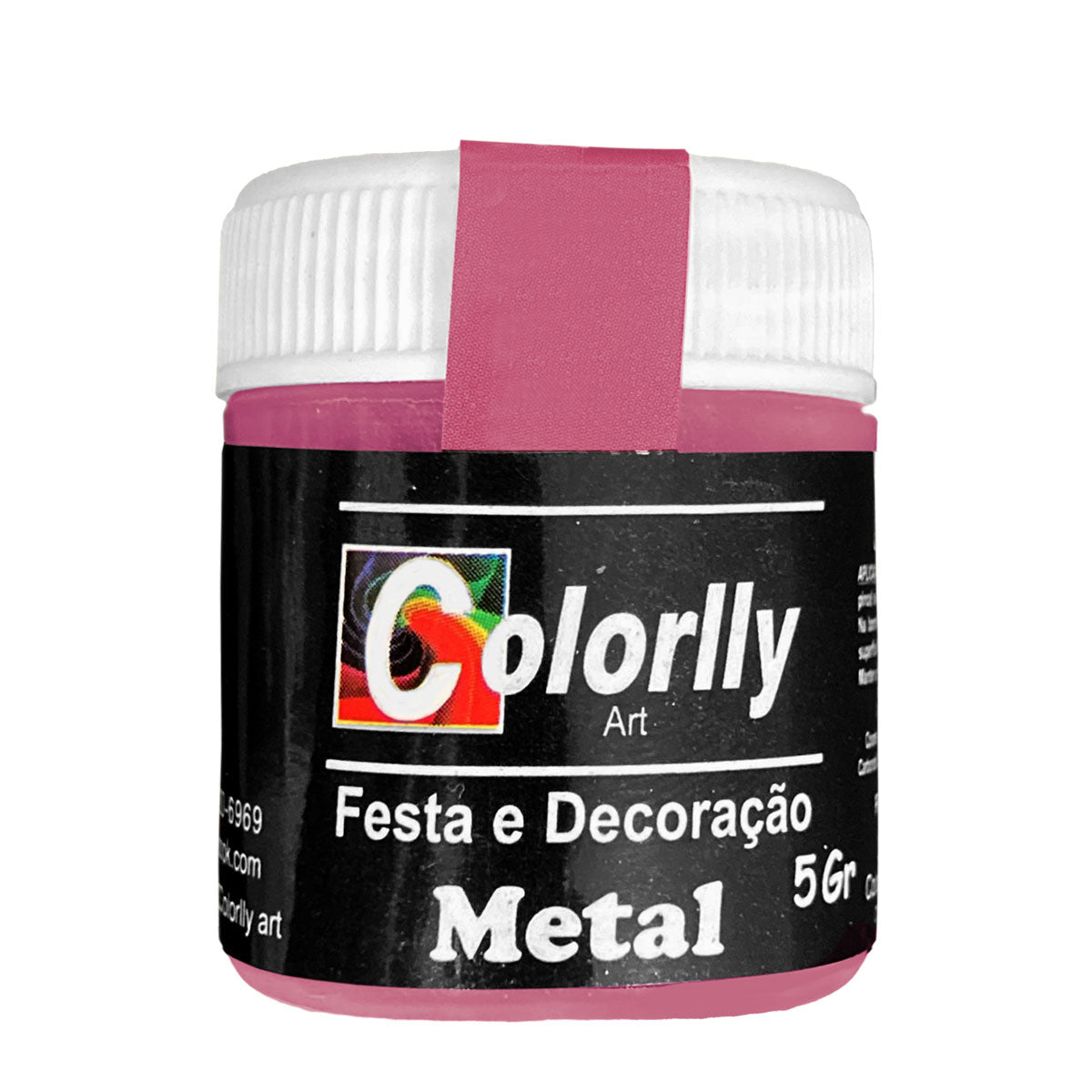 Pó para decoração - Metal Cobre 5g - Colorlly