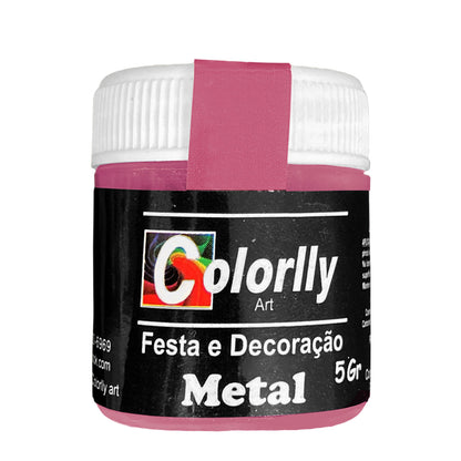 Pó para decoração - Metal Cobre 5g - Colorlly