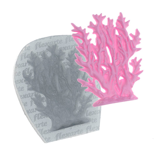 Molde de  Silicone 664 - Alga Marinha - Coral