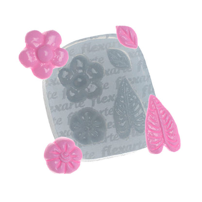 Molde de  Silicone 719 - Florzinhas Cherry