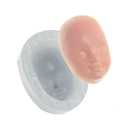 Molde de  Silicone 669 - Rostinho Princesas, Santas, etc - Variados Rostos