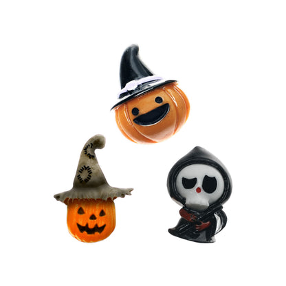 Molde de  Silicone 974 - Halloween Kit 01 - Abóboras + Boneco Morte