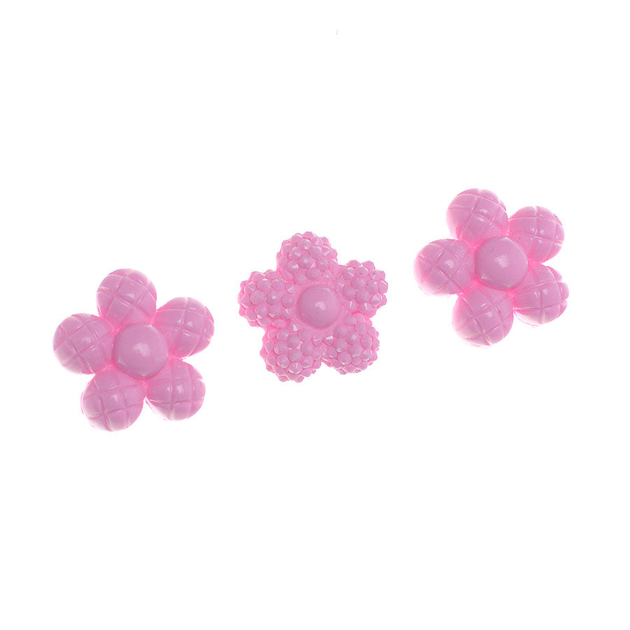 Molde de  Silicone 516 - Trio de Florzinhas Ayala