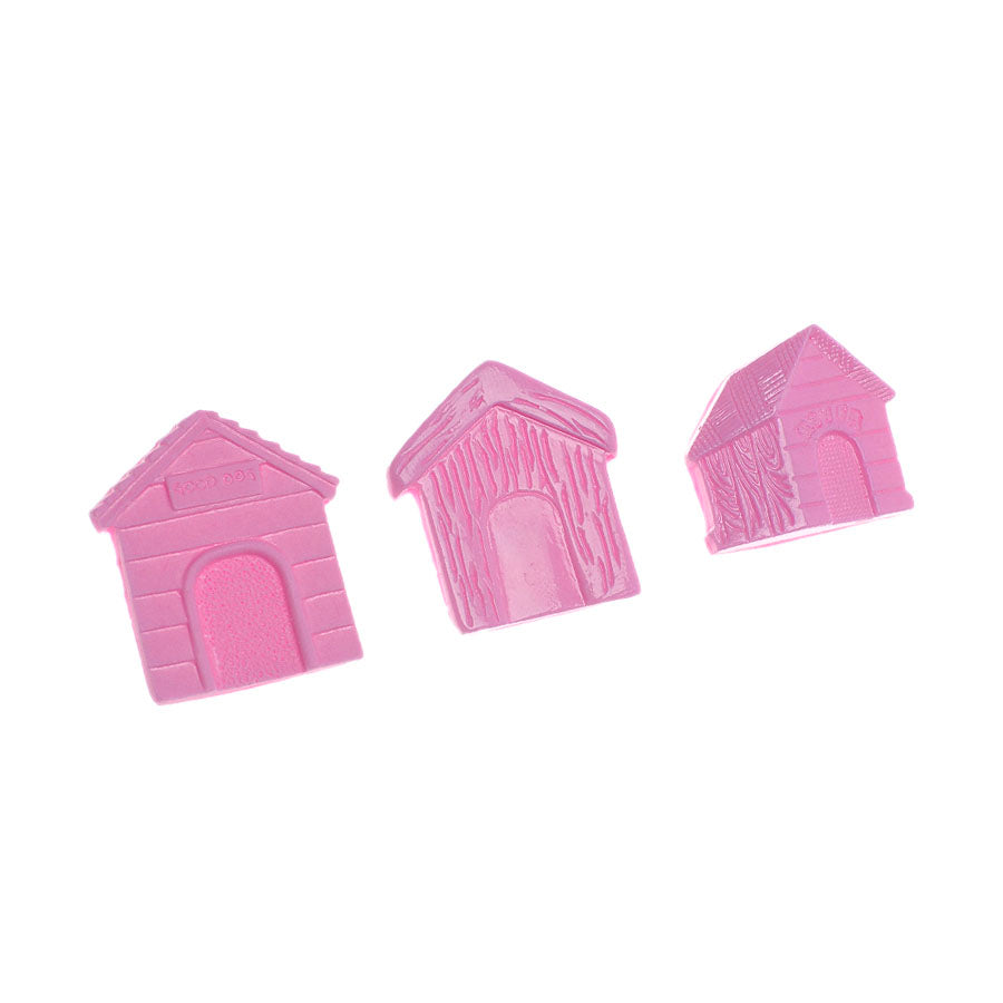 Molde de  Silicone 568 - Trio de Casinhas de Cachorro - Pet
