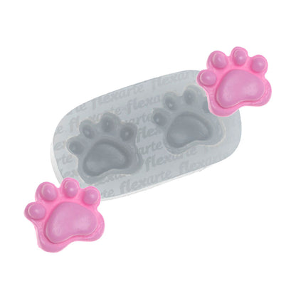 Molde de  Silicone 760 - Patinhas Gladys
