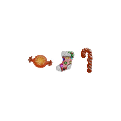 Molde de  Silicone 134 - Trio de Natal 2