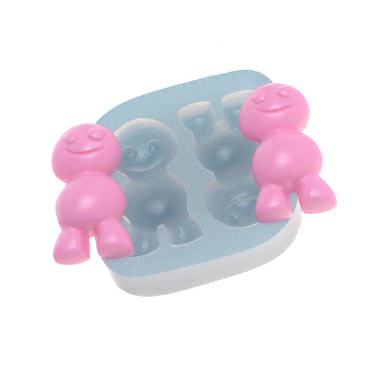 Molde de  Silicone 348 - Bonecos de Neve