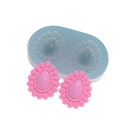 Molde de  Silicone 369 - Brinco Queen