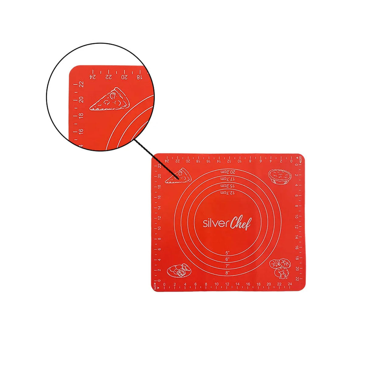 Tapete De Silicone 26Cm X 29Cm - Silver Chef