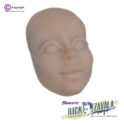 Molde de  Silicone 589 - Rosto Feminino RZ I