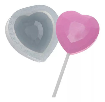 Kit Com 4 Moldes De Pirulitos De Cristal Variados