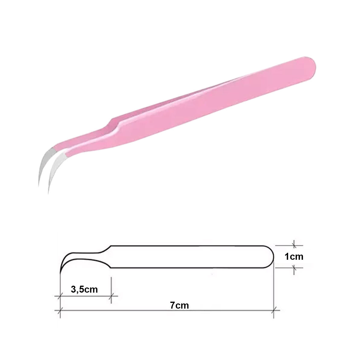 Pinça para modelar (10,5cm) - (1unid)