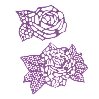 Molde de  Silicone 775 - Rendas Mini Rosa & Florais Mini