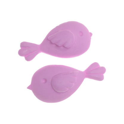 Molde de  Silicone 851 - Casal de Passarinhos Gordinhos