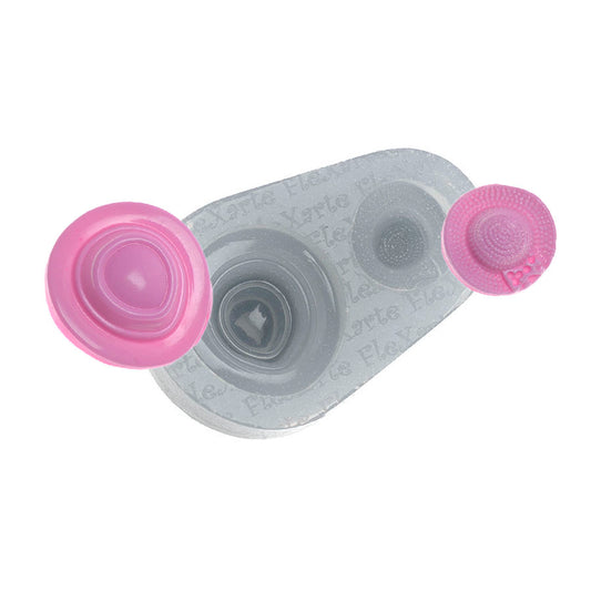 Molde de  Silicone 575 - Dupla de Chapéus