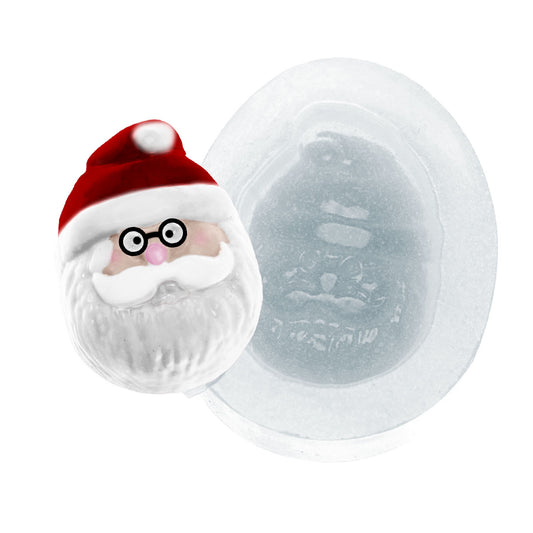 Molde de  Silicone 120 - Papai Noel Rosto 2