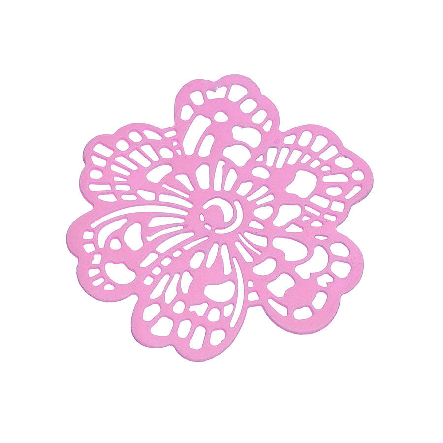 Molde de  Silicone 319 - Renda Hibiscos