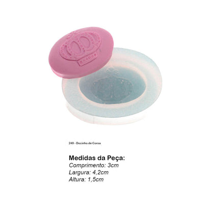 Molde de  Silicone 249 - Docinho de Coroa