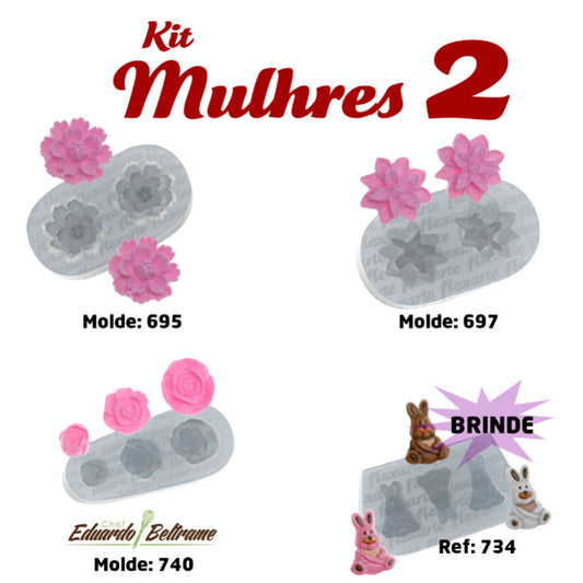Kit Mulheres 2 (695, 697, 740 + Brinde (734)