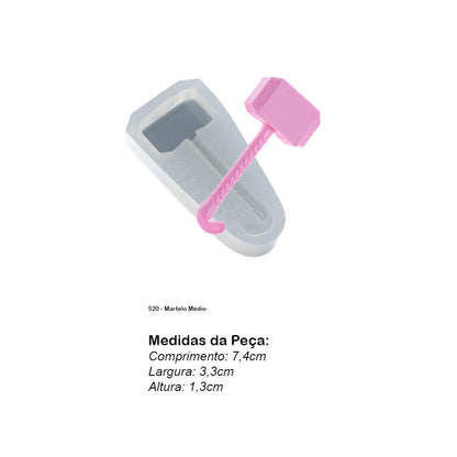 Molde de  Silicone 520 - Martelo Médio