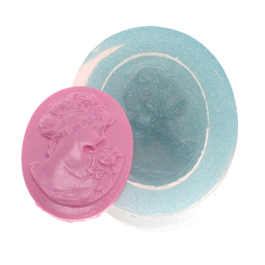 Molde de  Silicone 060 - Camafeu Francês G
