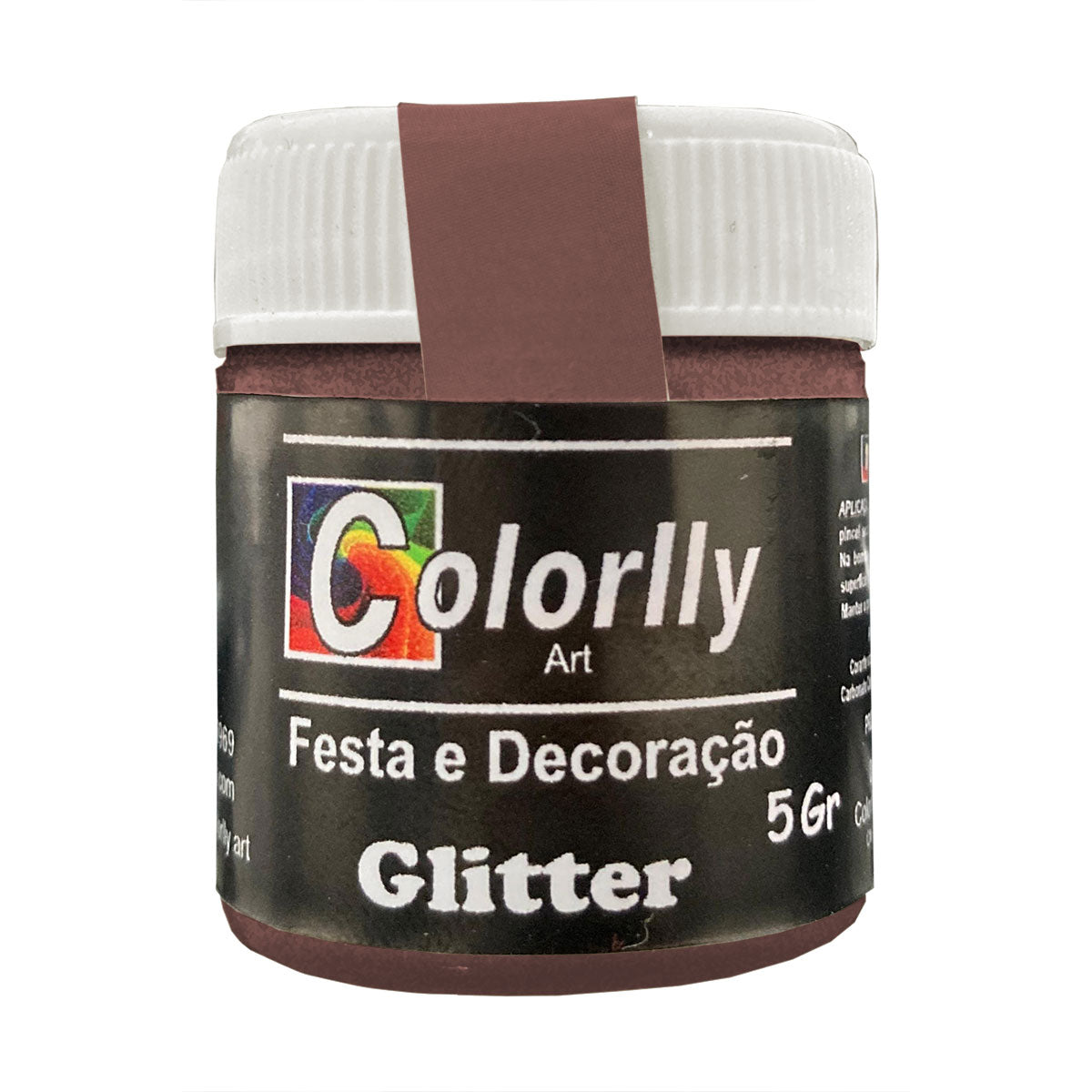 Pó Decoração Doces - Gliter Cobre 5G - Colorlly