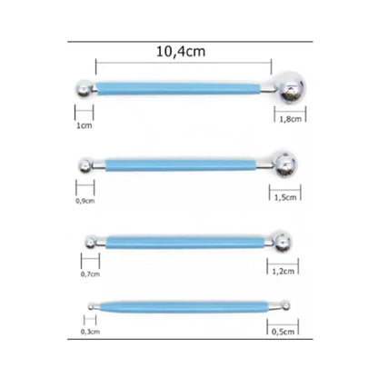 Boleador Inox 13Cm (4 Pcs)