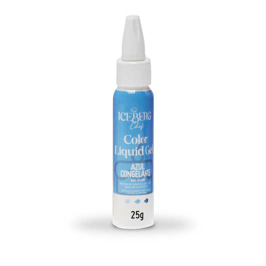 Corante Azul Liquid Gel 25g Iceberg Chef Original