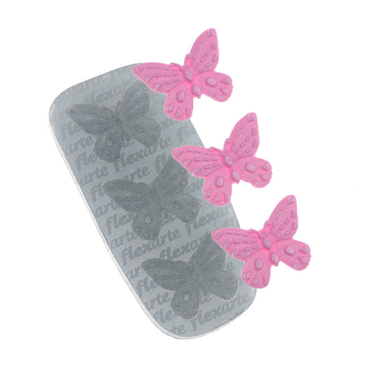 Molde de  Silicone 661 - Borboletas Wegmann