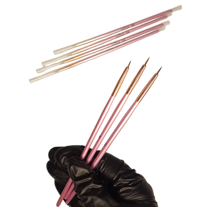 Pincel Fino Rosa - Fada Color 00 - Flexarte