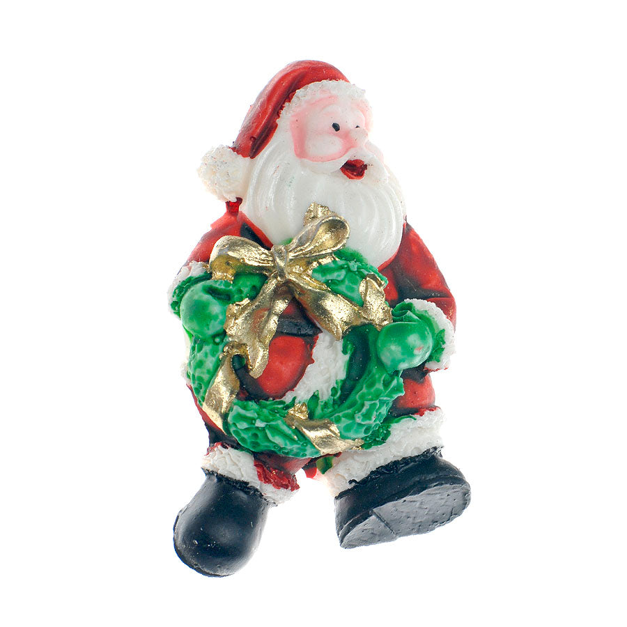 Molde de  Silicone 204 - Papai Noel c/ Guirlanda