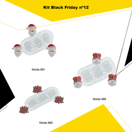 kit 12 - Black Friday de Moldes (891 + 888 + 890)