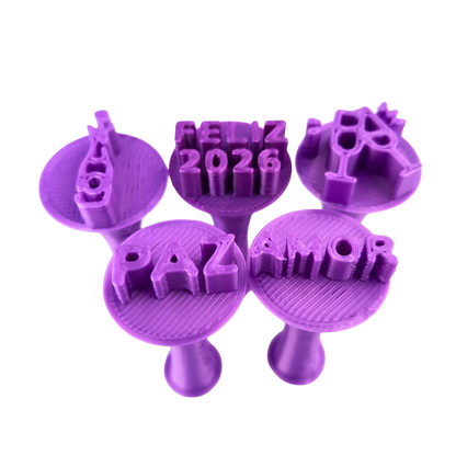 Carimbo 5039 - Marcador Brigadeiro - Ano Novo - Flexarte