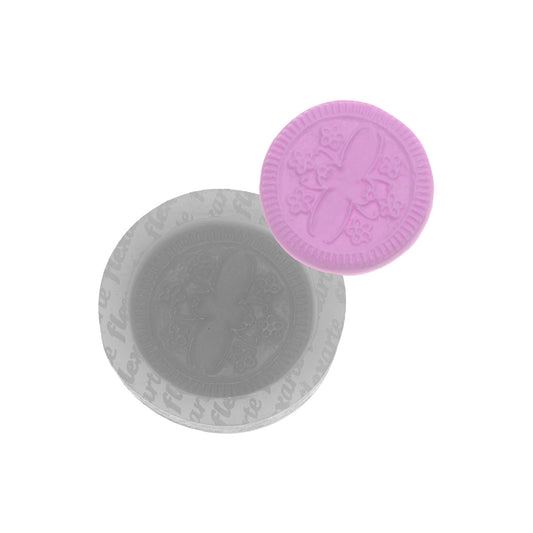 Molde de  Silicone 875 - Bolacha ou Biscoito 4cm